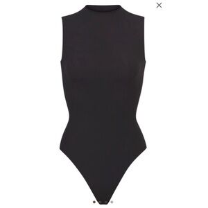 Skims Fits Everybody Mock Neck Sleeveless Bodysuit